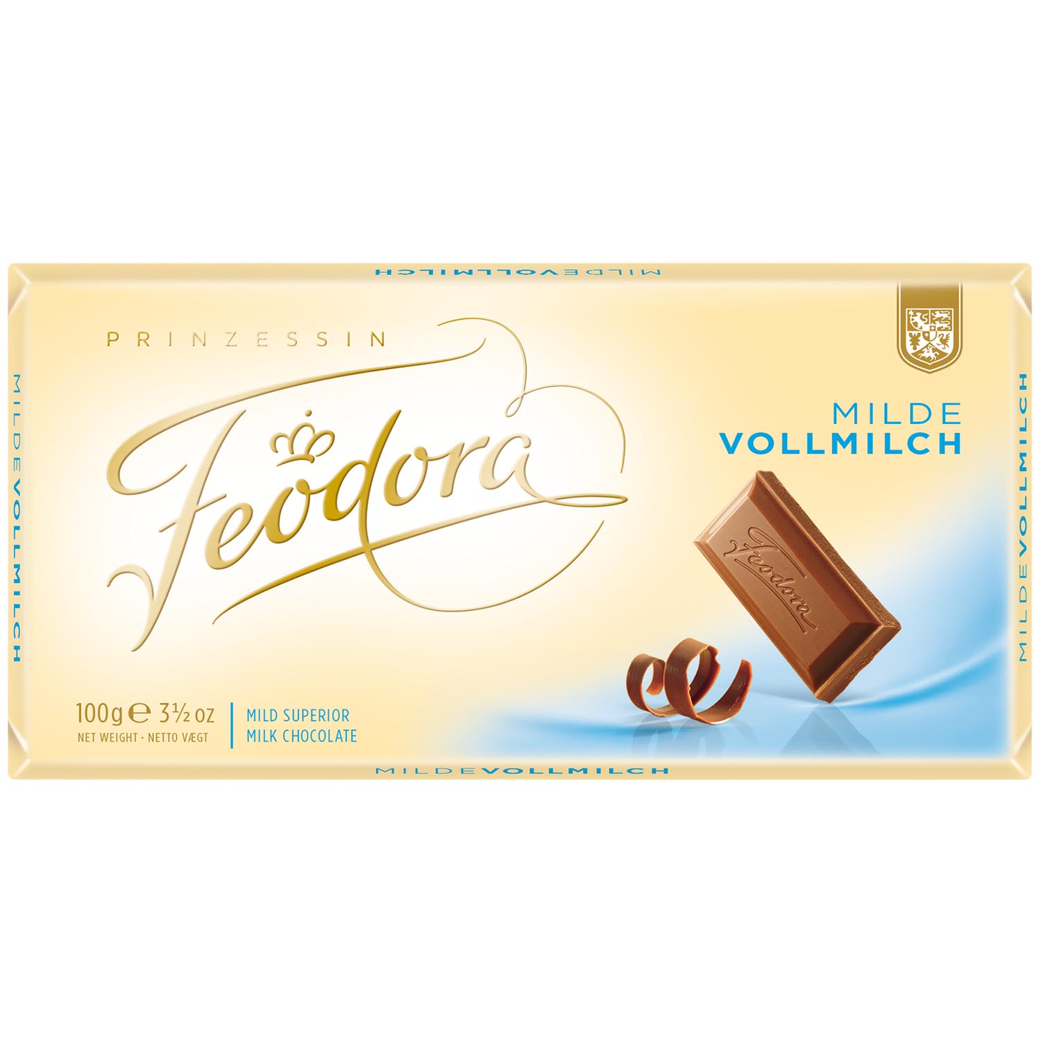 Feodora Tafelschokolade Milde Vollmilch 100g MHD:22.7.25