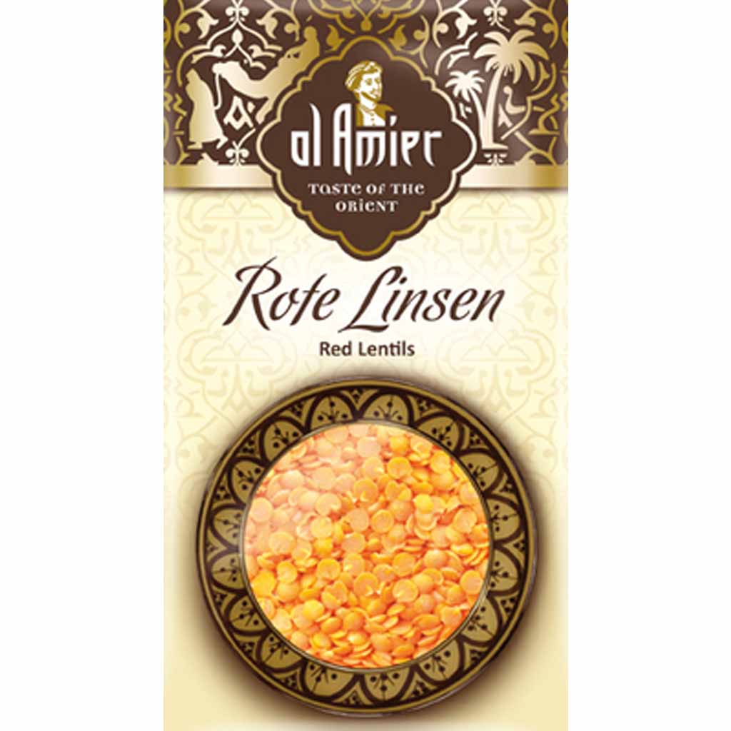 al Amier Rote Linsen 500g MHD:23.11.26