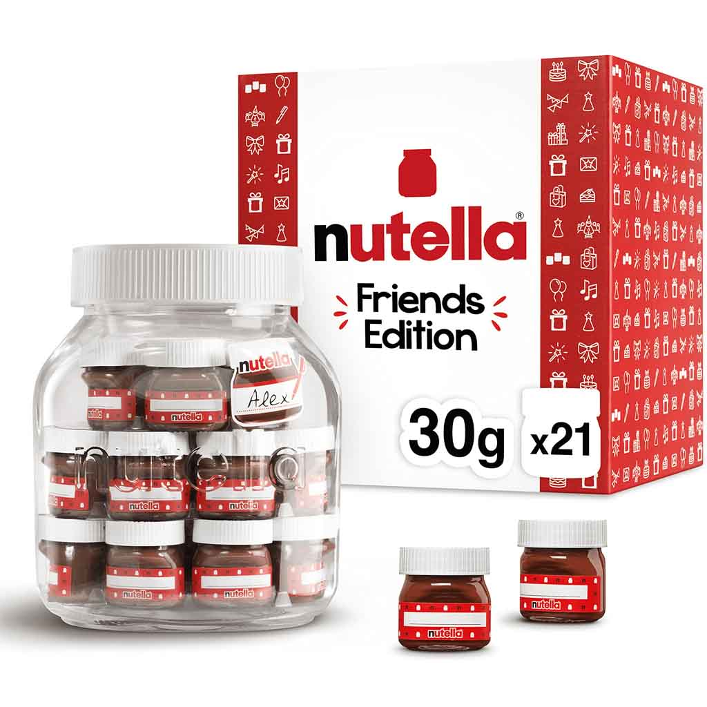 Nutella Brotaufstrich Friends Edition 21x30g=630g MHD:13.12.24