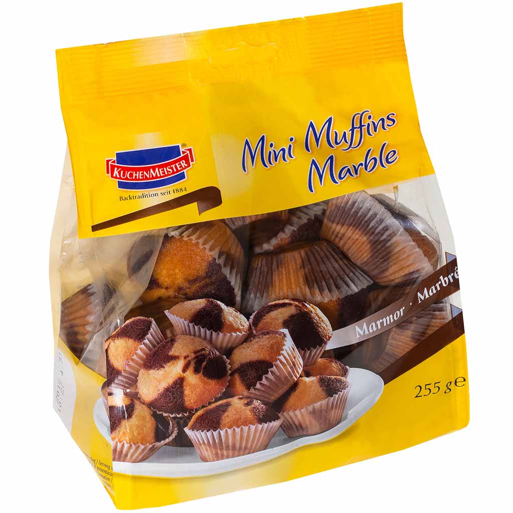 Kuchenmeister Mini Muffins Marble 255g MHD:1.1.70