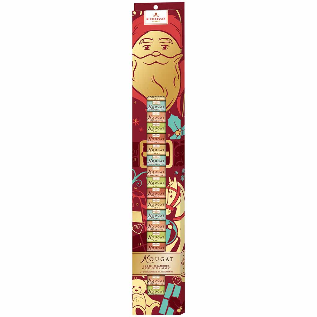 Niederegger Adventskalender Nougat Stangen 300g MHD:8.3.24