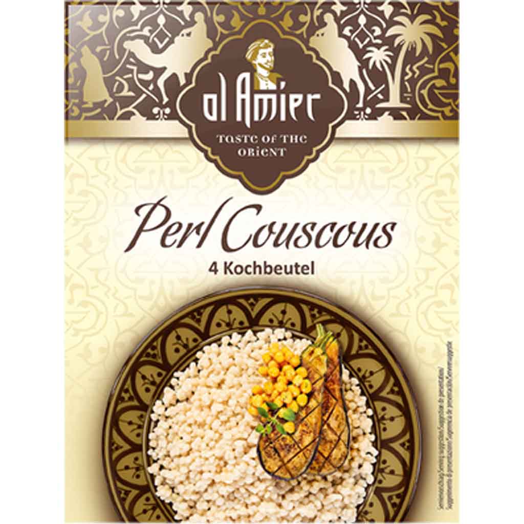 al Amier Perl Couscous im Kochbeutel 300g MHD:30.6.24