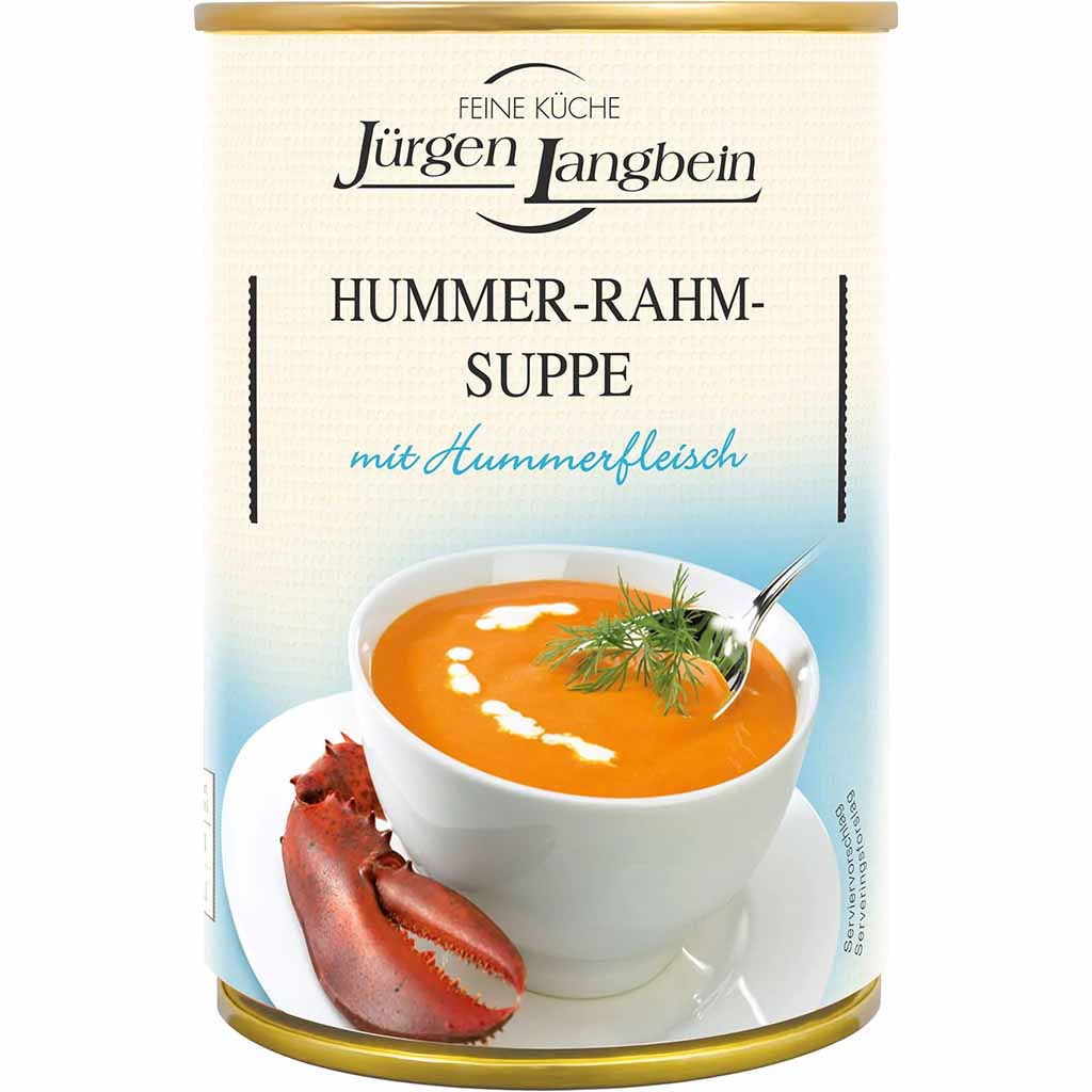 Jürgen Langbein Hummer Rahm Suppe 400ml MHD:26.9.26