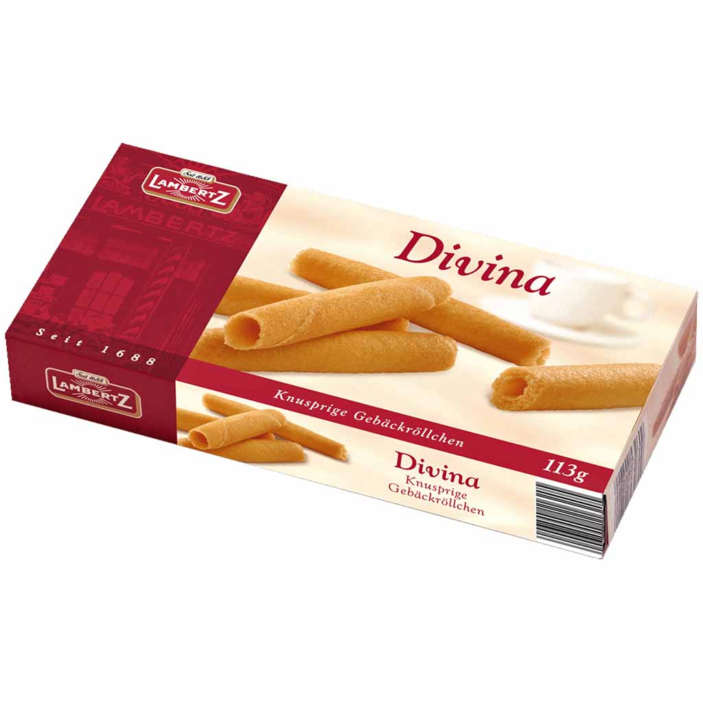 Lambertz Divina Gebäckröllchen 113g