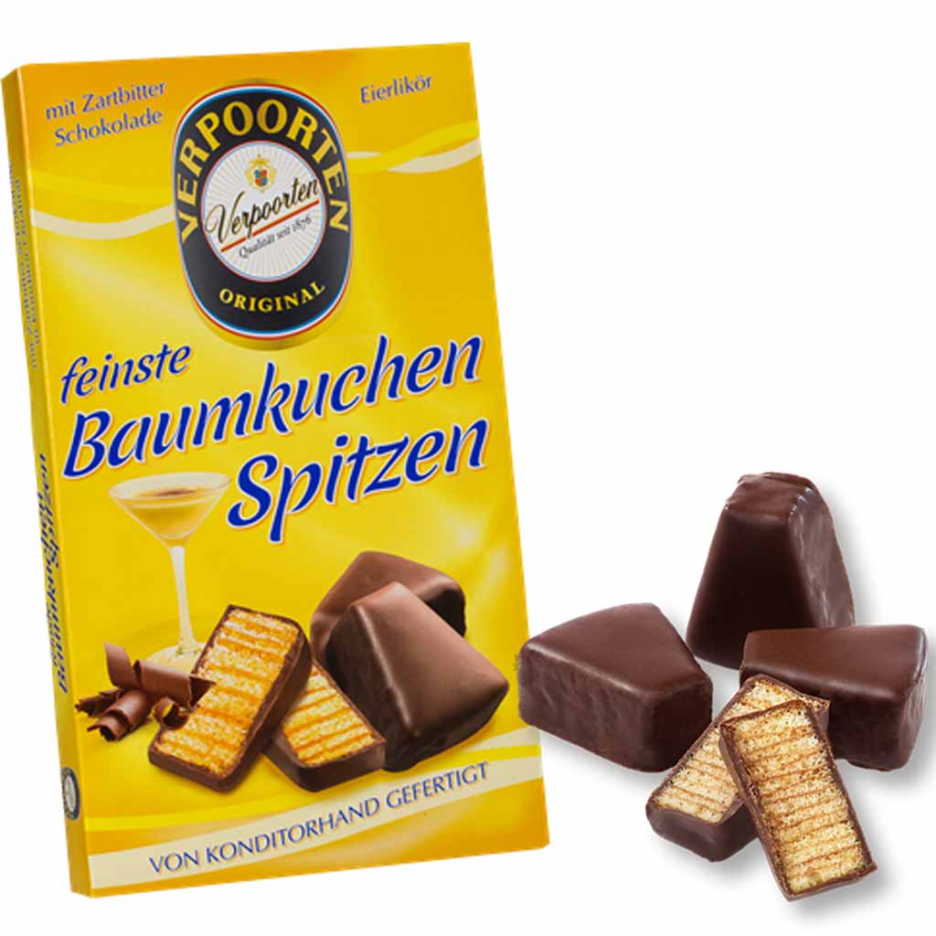Kuchenmeister Verpoorten Baumkuchenspitzen Eierlikör 125g MHD:11.7.24