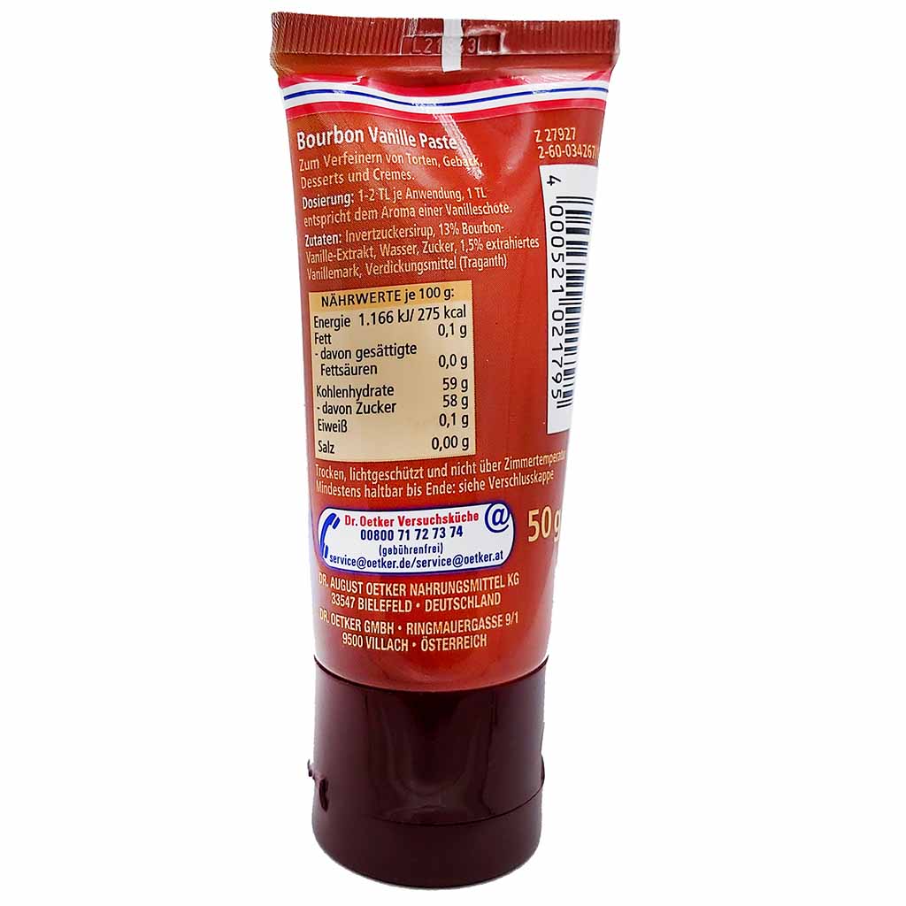 Dr. Oetker Bourbon Vanille Paste 50g