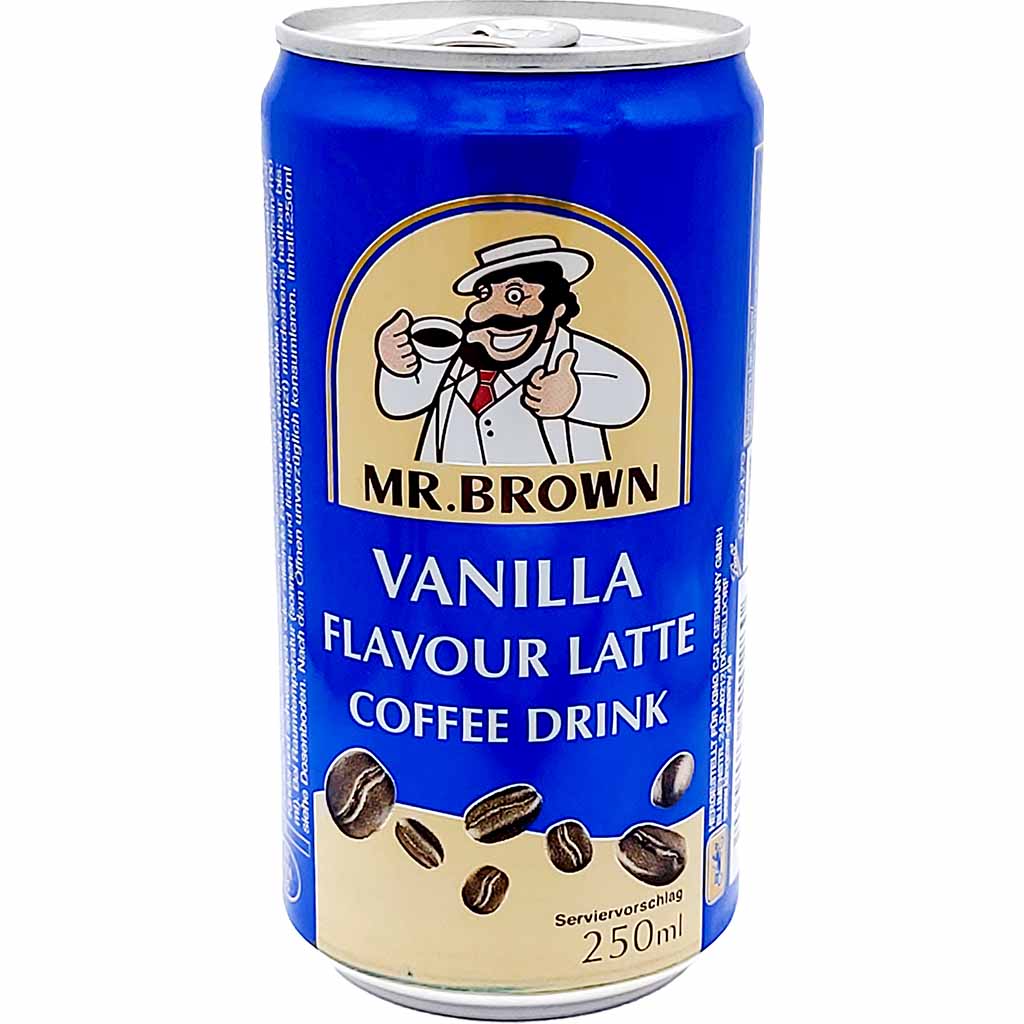 Mr.Brown Coffee Drink Vanilla Latte Dose 250ml