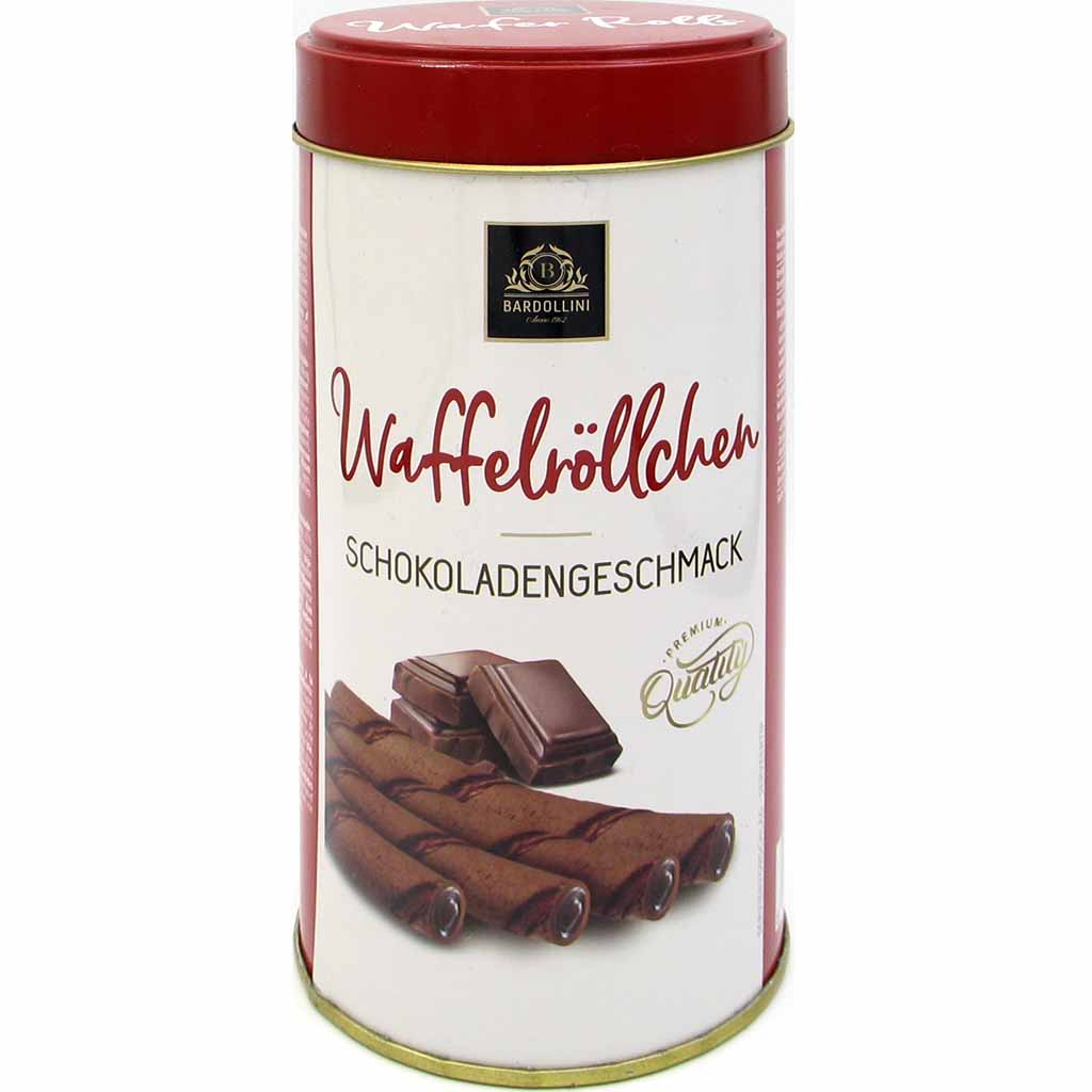 Bardollini Waffelröllchen Schokolade 130g MHD:7.11.24