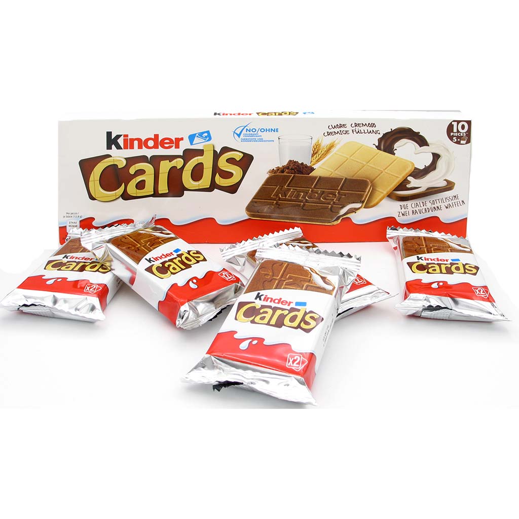 kinder Cards Waffeln 5x2er 128g MHD:31.1.25