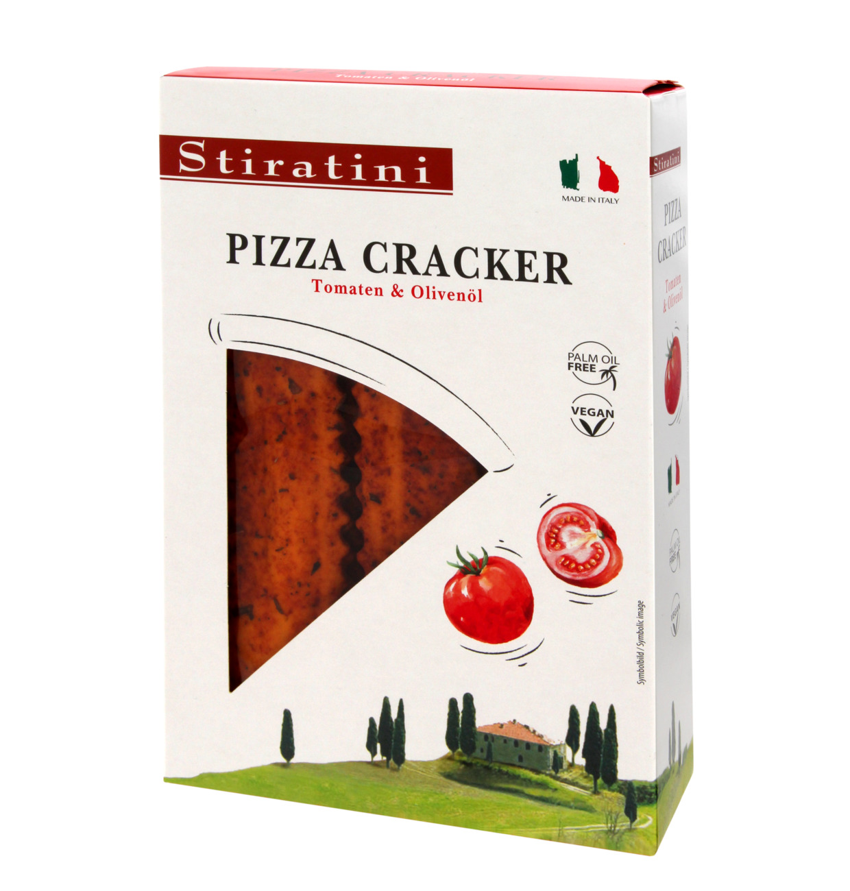 Stiratini Pizza Cracker Tomaten & Olivenöl 100g MHD:11.12.24