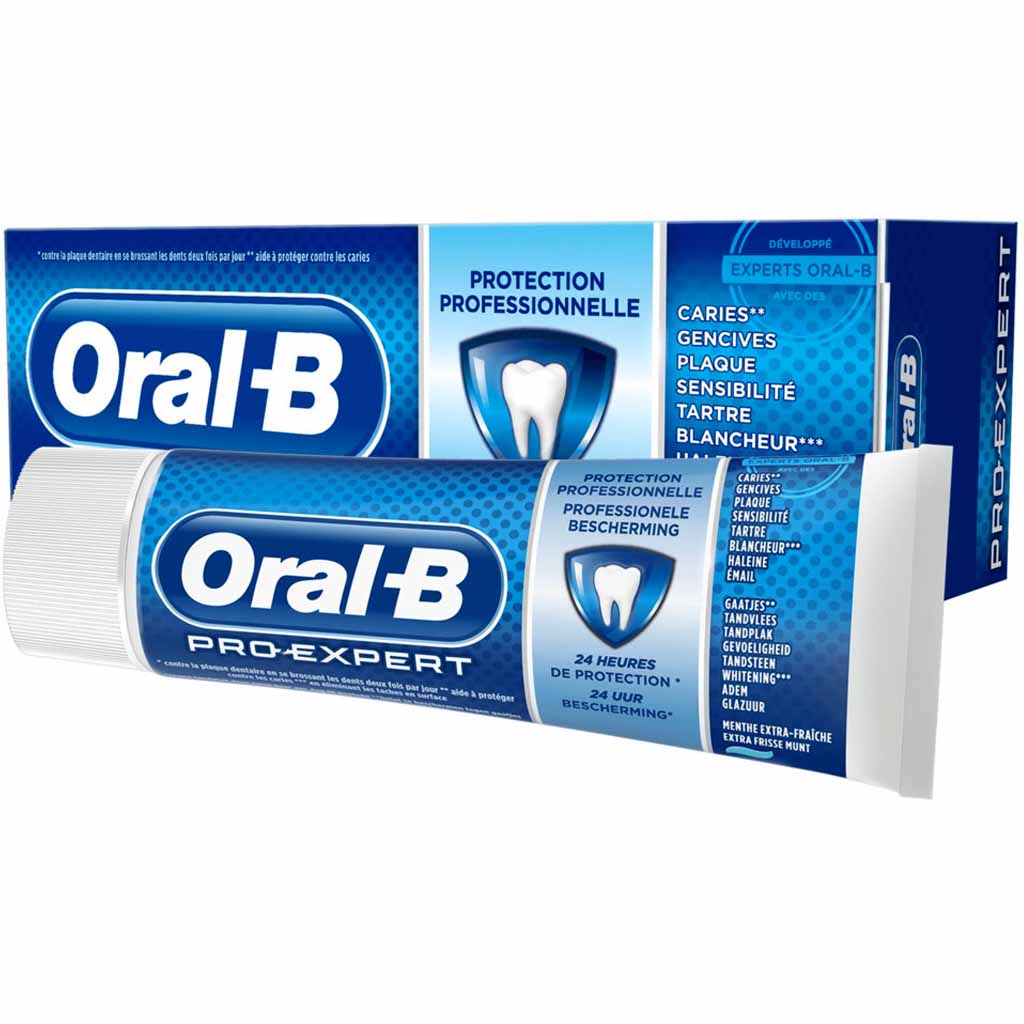 2x Oral-B Pro-Expert Professioneller Schutz á 75ml=150ml MHD:4/16