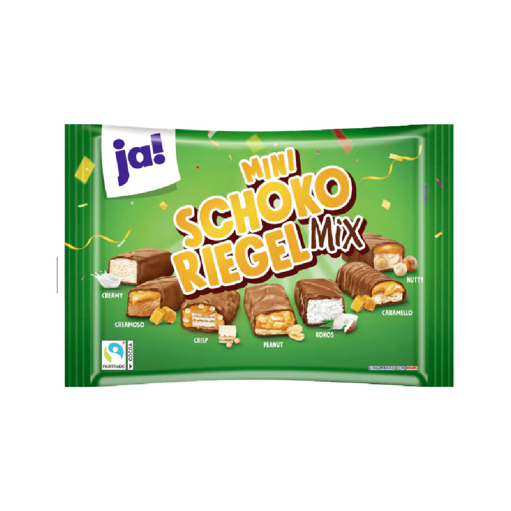 ja! Mini Schokoriegel Mix 500g MHD:31.5.25