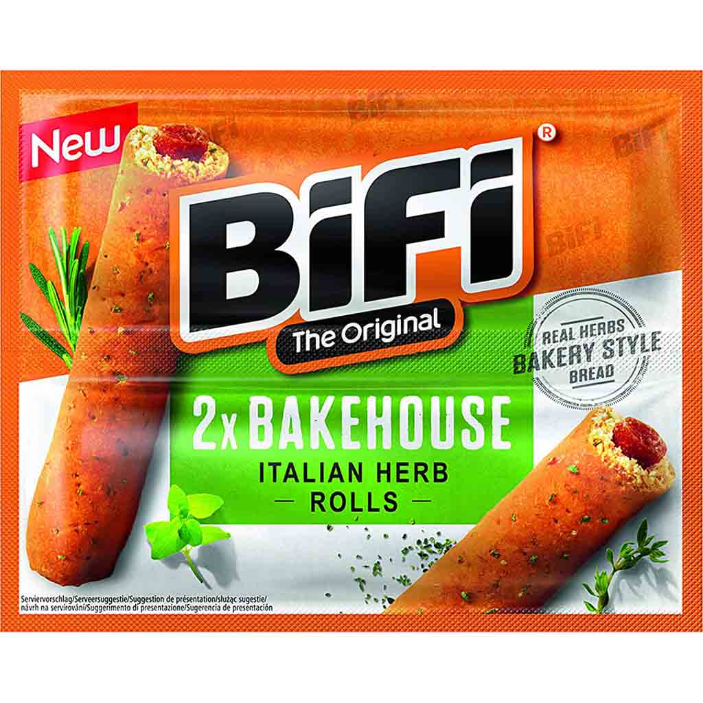 BiFi Bakehouse Roll mit italienischen Kräutern 2er 80g MHD:16.10.23