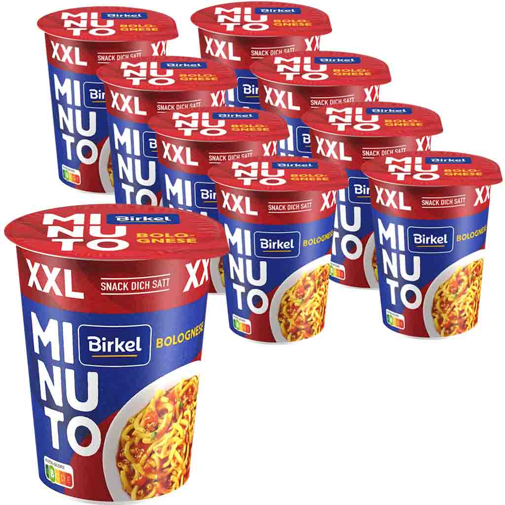 Birkel Minuto XXL Bolognese Topf 8x78g=624g MHD:30.5.25