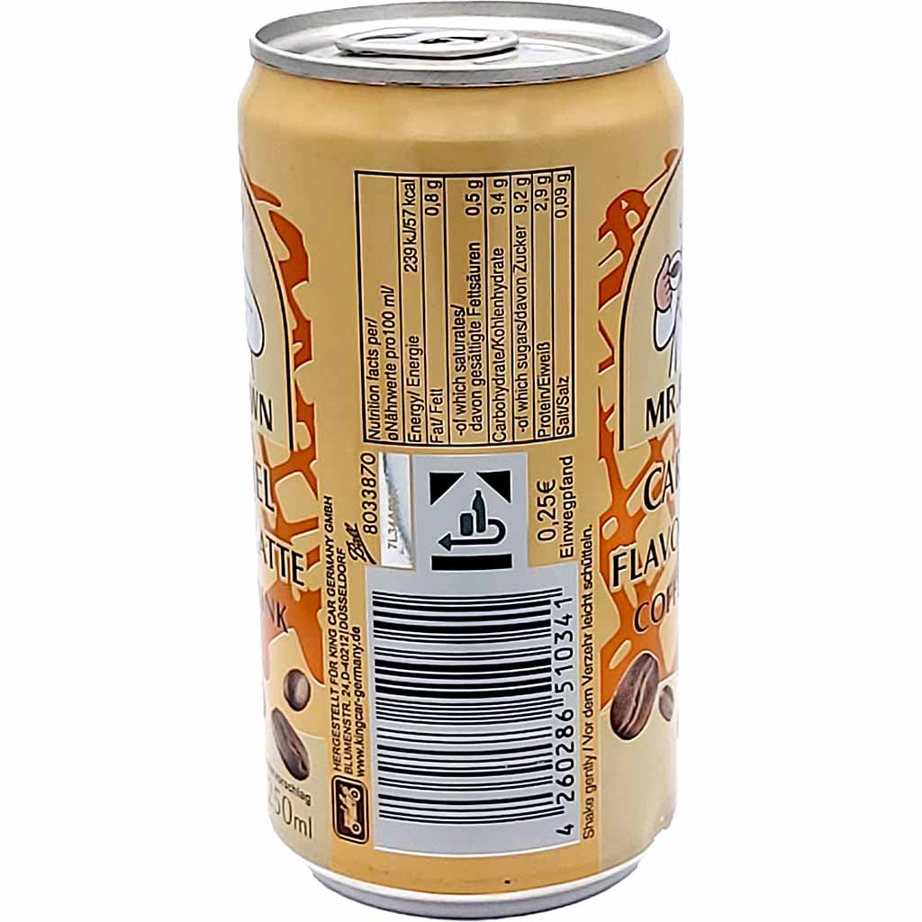 Mr.Brown Coffee Drink Caramel Latte Dose 250ml