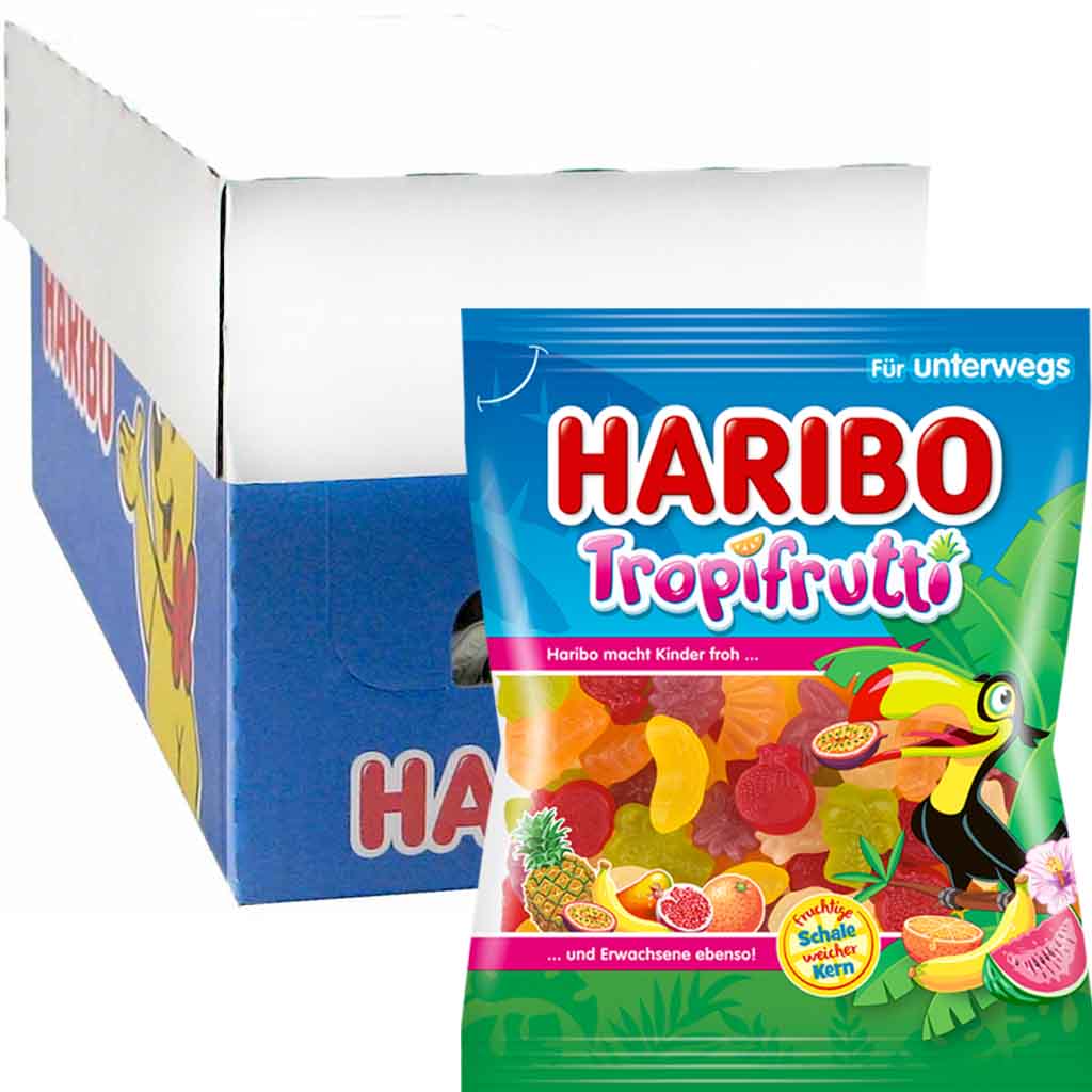 30x Haribo Tropifrutti á 100g=3kg MHD:30.5.25