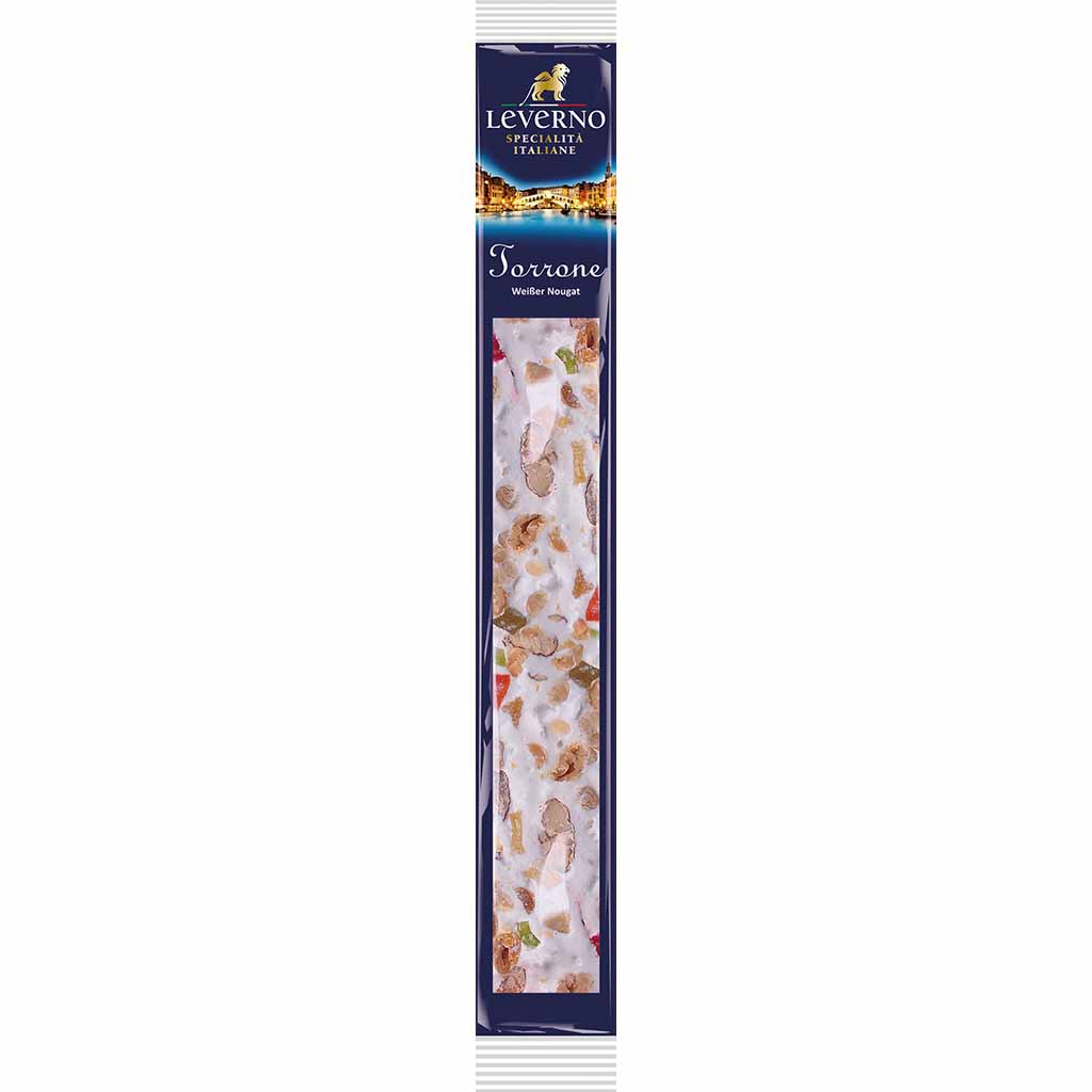 Leverno Torrone weisser Nougat 100g MHD:28.2.26