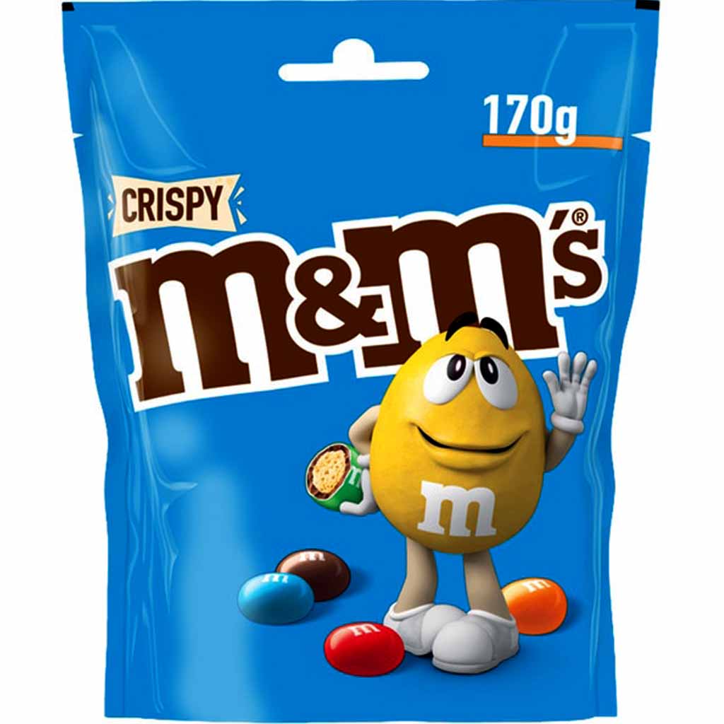 M&Ms Crispy 170g MHD:11.7.21