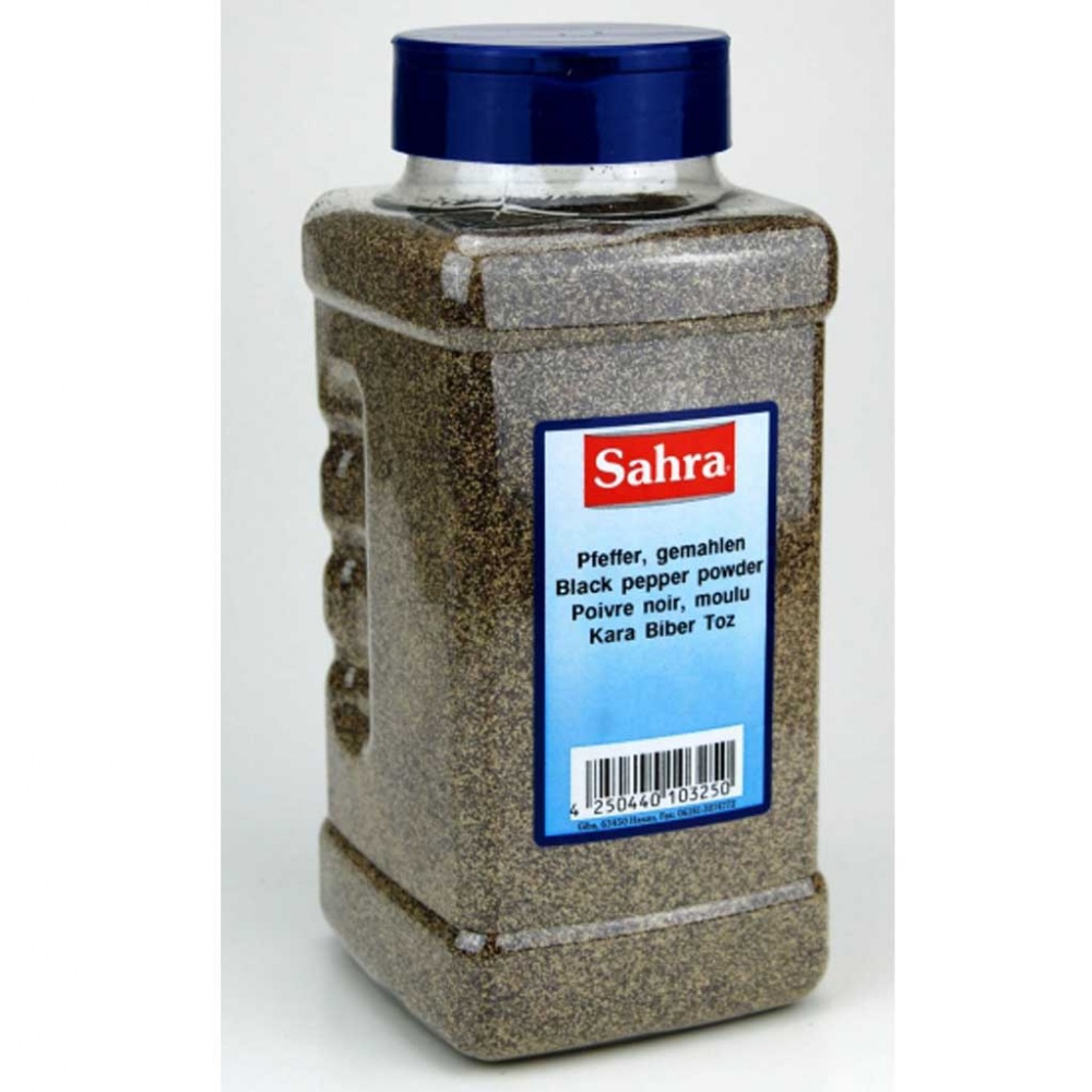 Sahra Schwarzer Pfeffer gemahlen 460g MHD:31.12.25