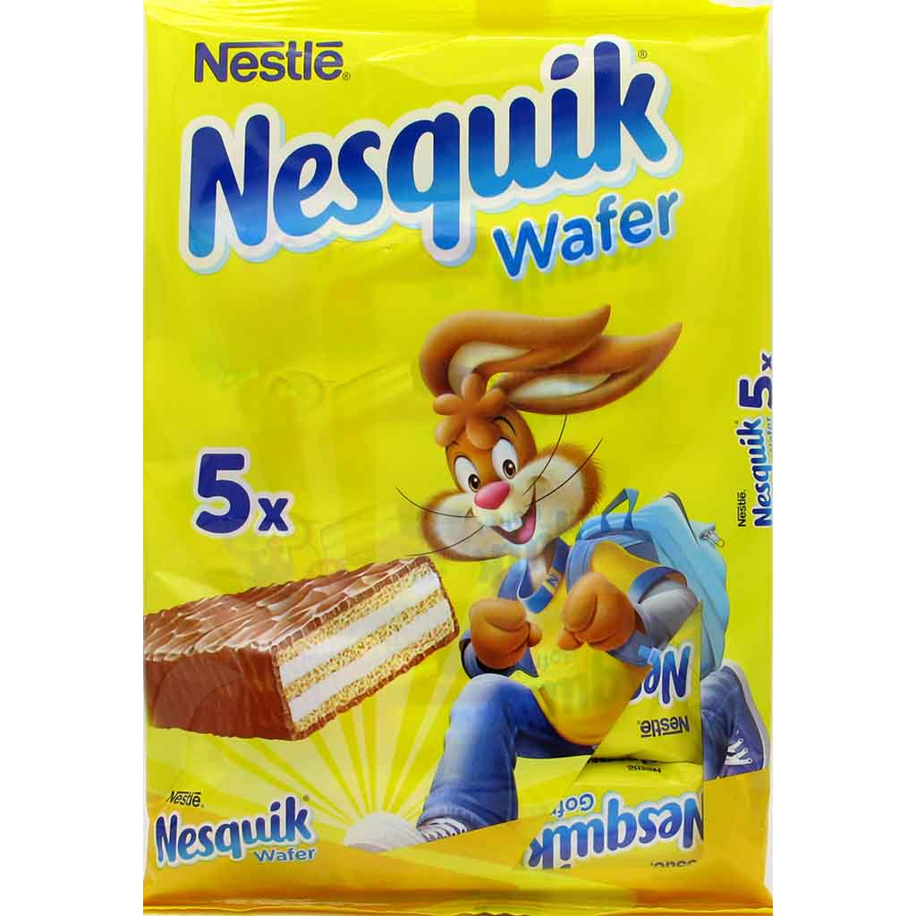 Nestle Nesquik Wafer 5er Pack 95g MHD:2.12.22