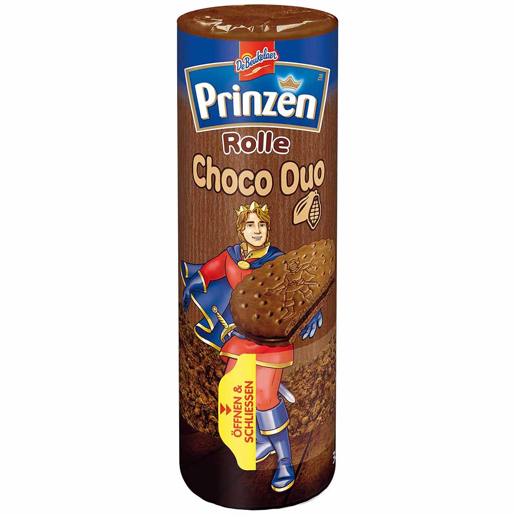 DeBeukelaer Prinzen Rolle Choco Duo Kakao-Doppelkekse 352g MHD:1.6.22