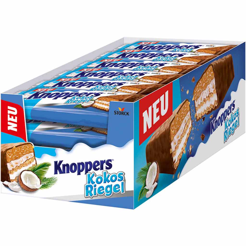 Knoppers Riegel Kokos 24x 40g=960g MHD:17.2.25