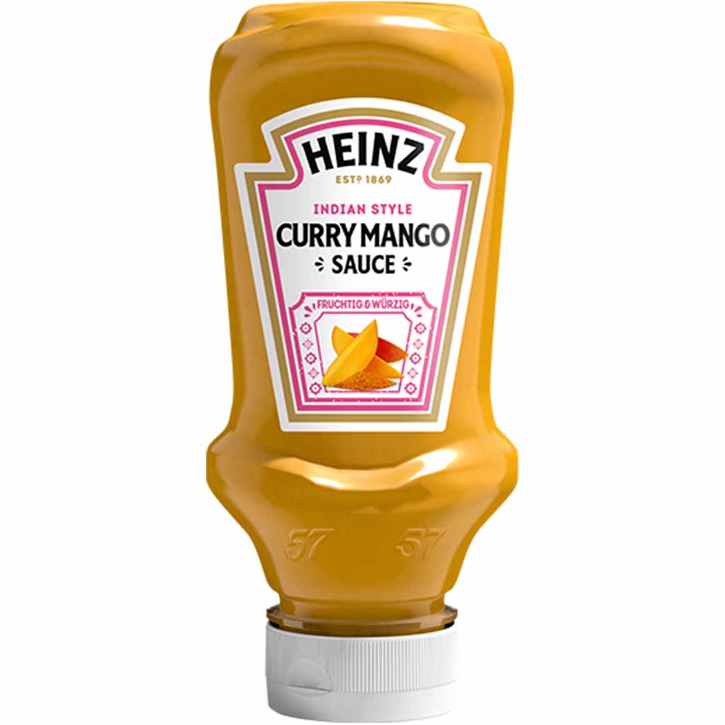 Heinz Indian Style Curry Mango Sauce 220ml MHD:17.6.22