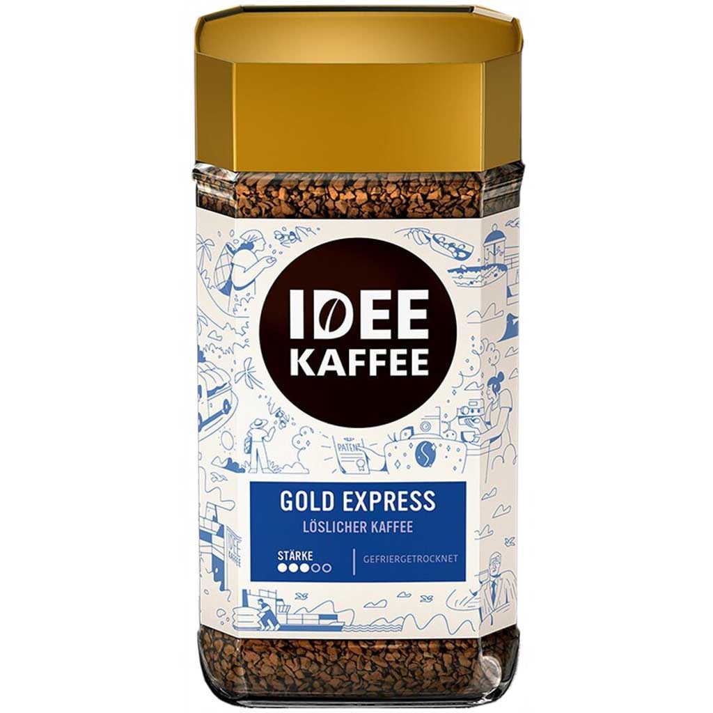 Idee Kaffee Gold Express löslich 100g MHD:23.5.27