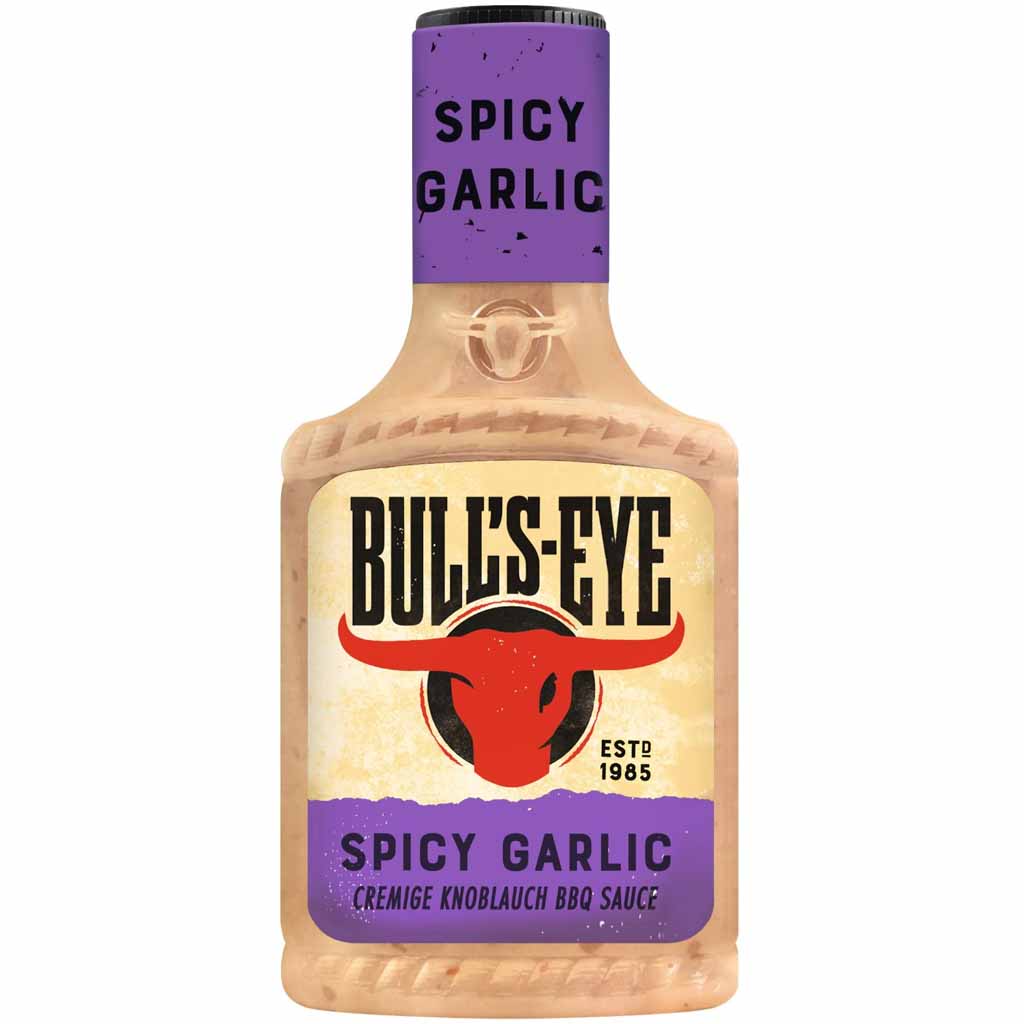 Bulls-Eye Spicy Garlic Knoblauch BBQ Sauce 300ml MHD:26.5.21