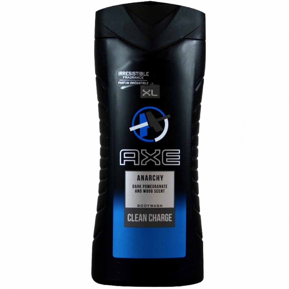 6x AXE ANARCHY Clean Charge Duschgel á 400ml=2400ml