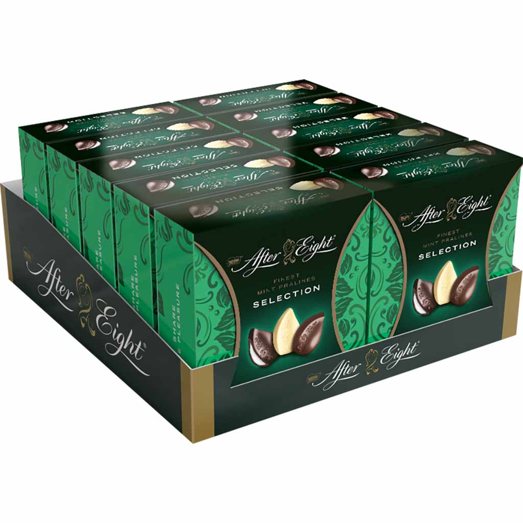 After Eight Finest Mint Pralines Selection 122g 10er Platte