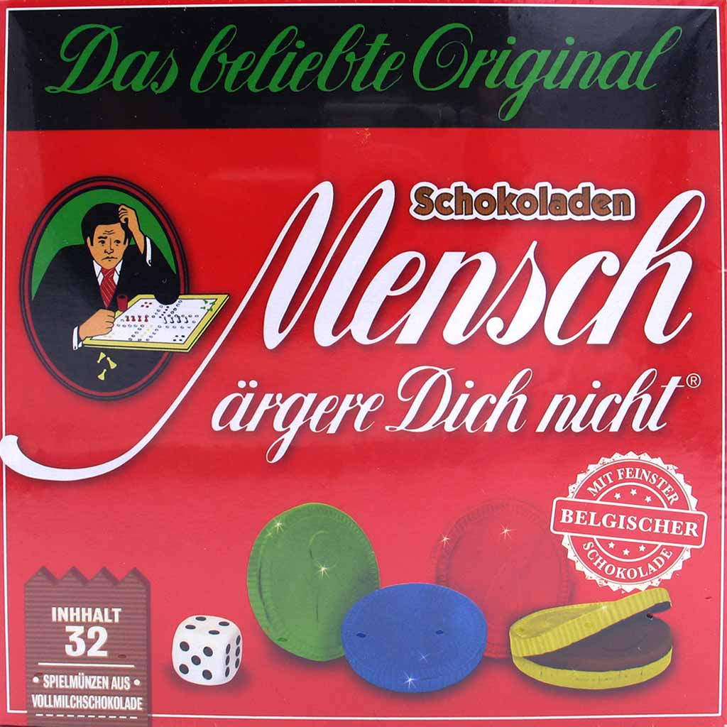 Gamesformotion Schokoladespiel Mensch ärgere Dich nicht 90g MHD:5.7.21