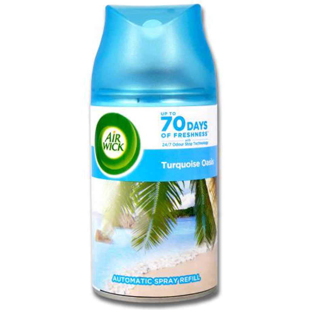 6x Air Wick Lufterfrischer Freshmatic Turquoise Oasis Nachfüllung á 250ml