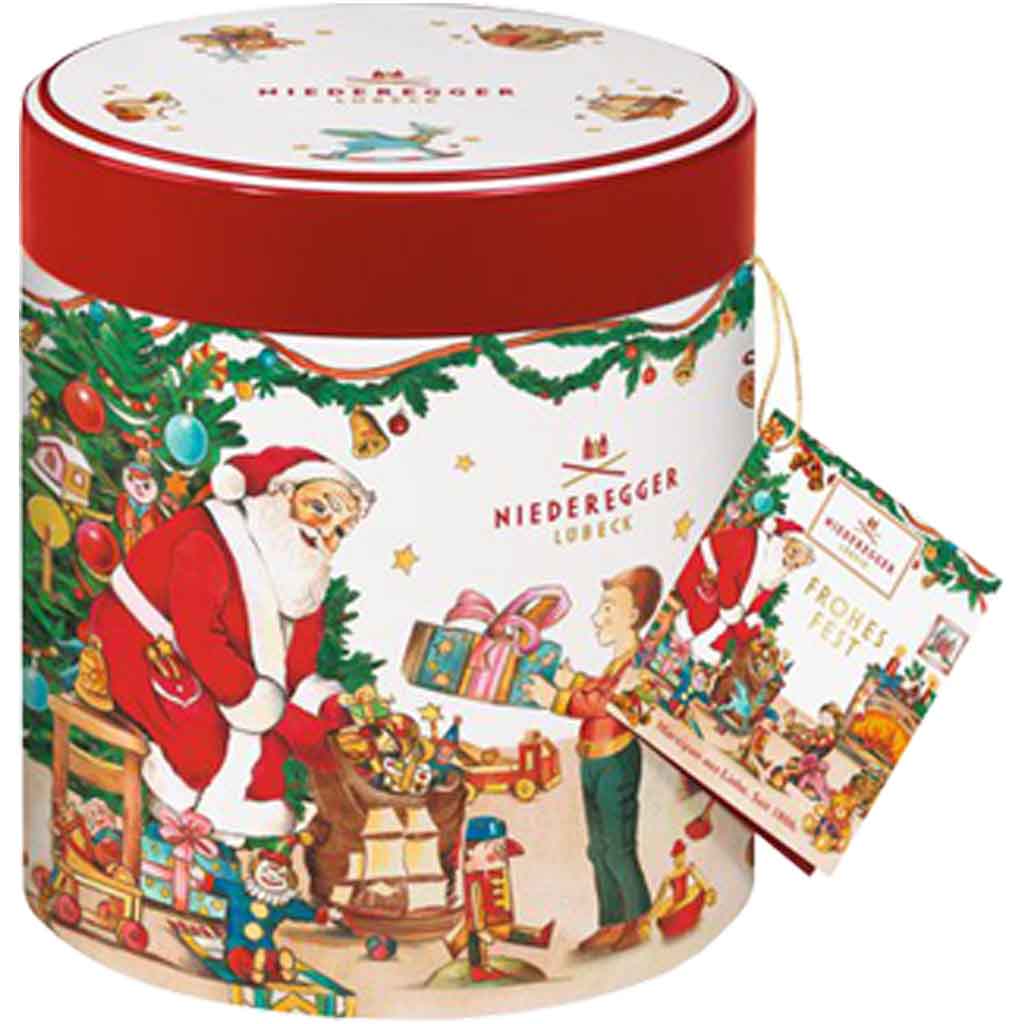 Niederegger Weihnachtsdose mit Klassikern 250g MHD:4.6.24