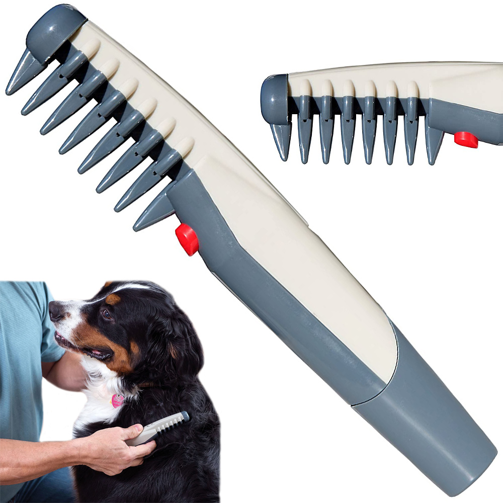 Elektrischer Haarkamm zum Entfernen von Verfilzungen beim Hund