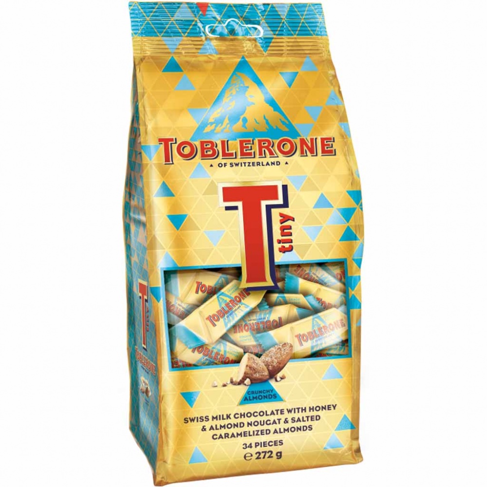 Toblerone Tiny Crunchy 34er Beutel 272g MHD:30.4.21
