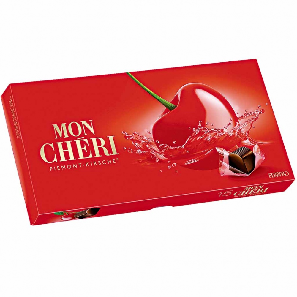 Ferrero Mon Chéri mit der Piemont-Kirsche 15er 157g MHD:9.3.25