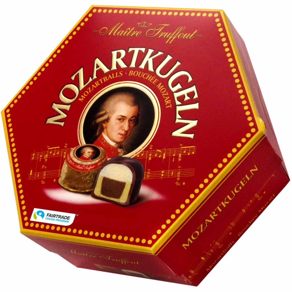 Maitre Truffout Mozartkugeln Kartondose 300g MHD:31.3.25