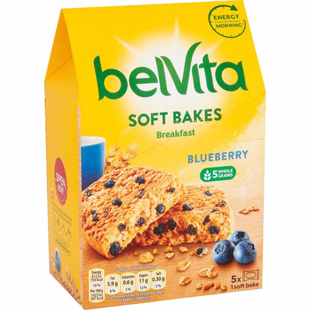 Belvita Frühstückskeks Soft Blaubeere 250g MHD:13.12.20