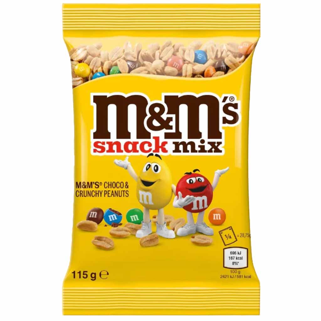 M&M`s  Snack Mix 115g  GTIN 5056357912850