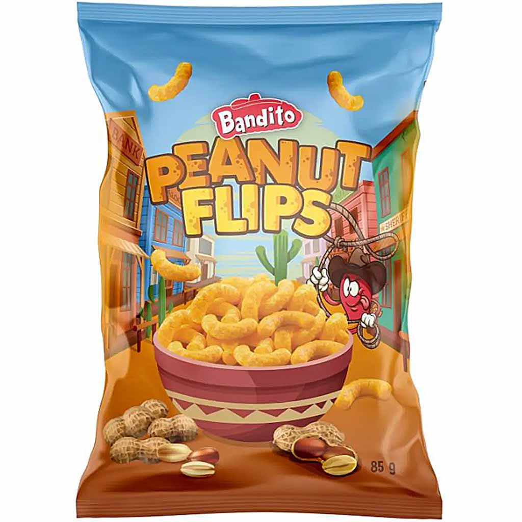 Bandito Peanut Flips 85g GTIN 8710998510369 