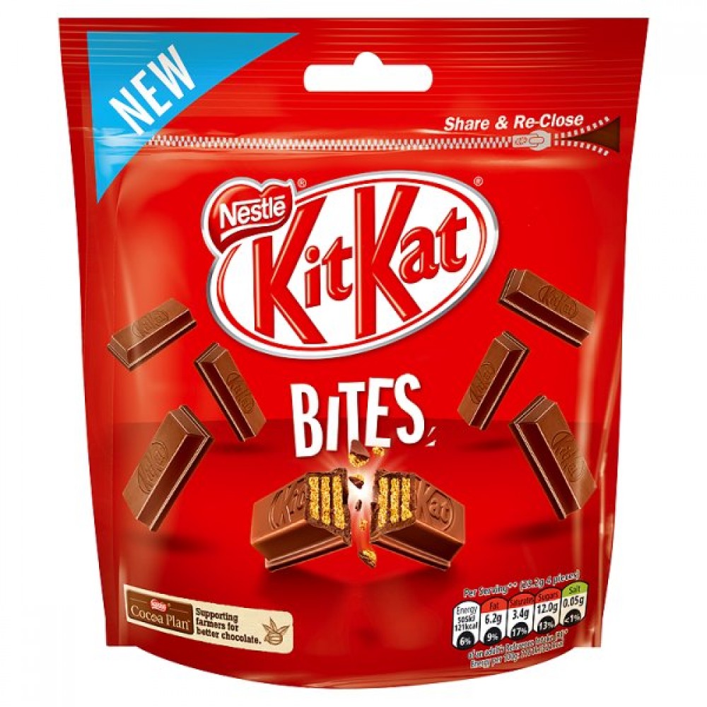 KitKat Bites Original UK 104g MHD:30.7.21