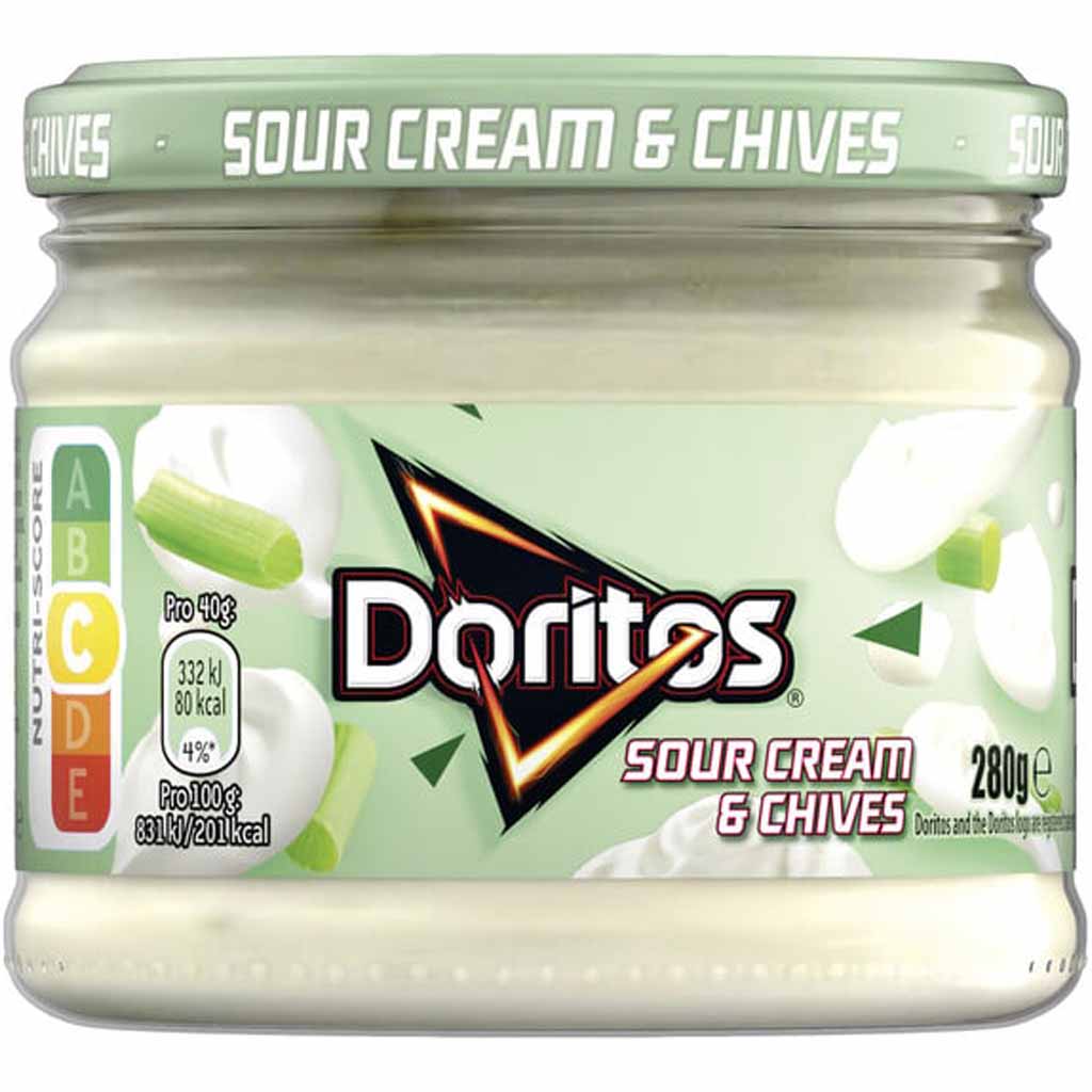 Doritos Dip Sour Cream & Chives 280g MHD:12.1.23