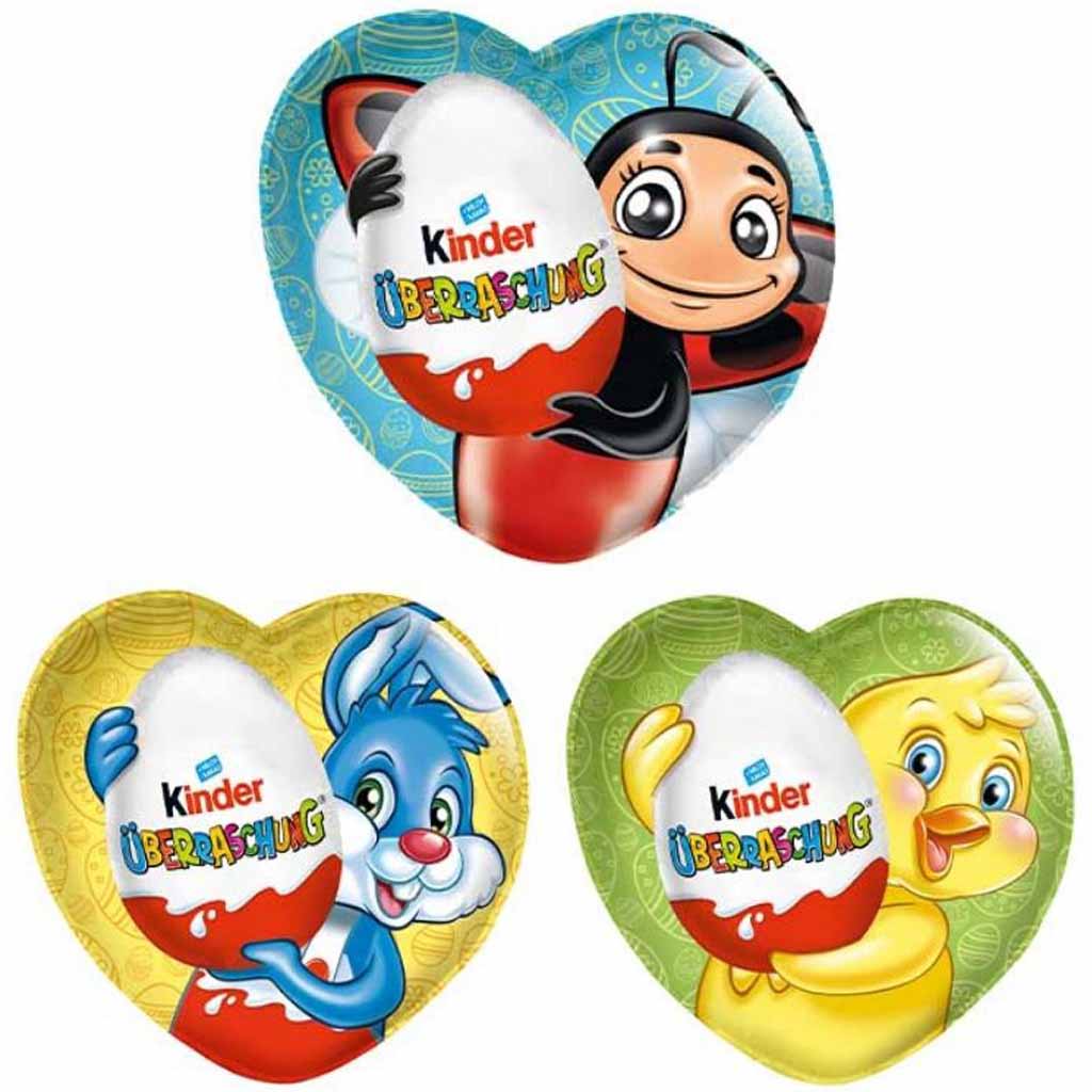 Kinder Schokolade Hohlfigur Herz mit Überraschung 18x53g=954g MHD:21.8.24