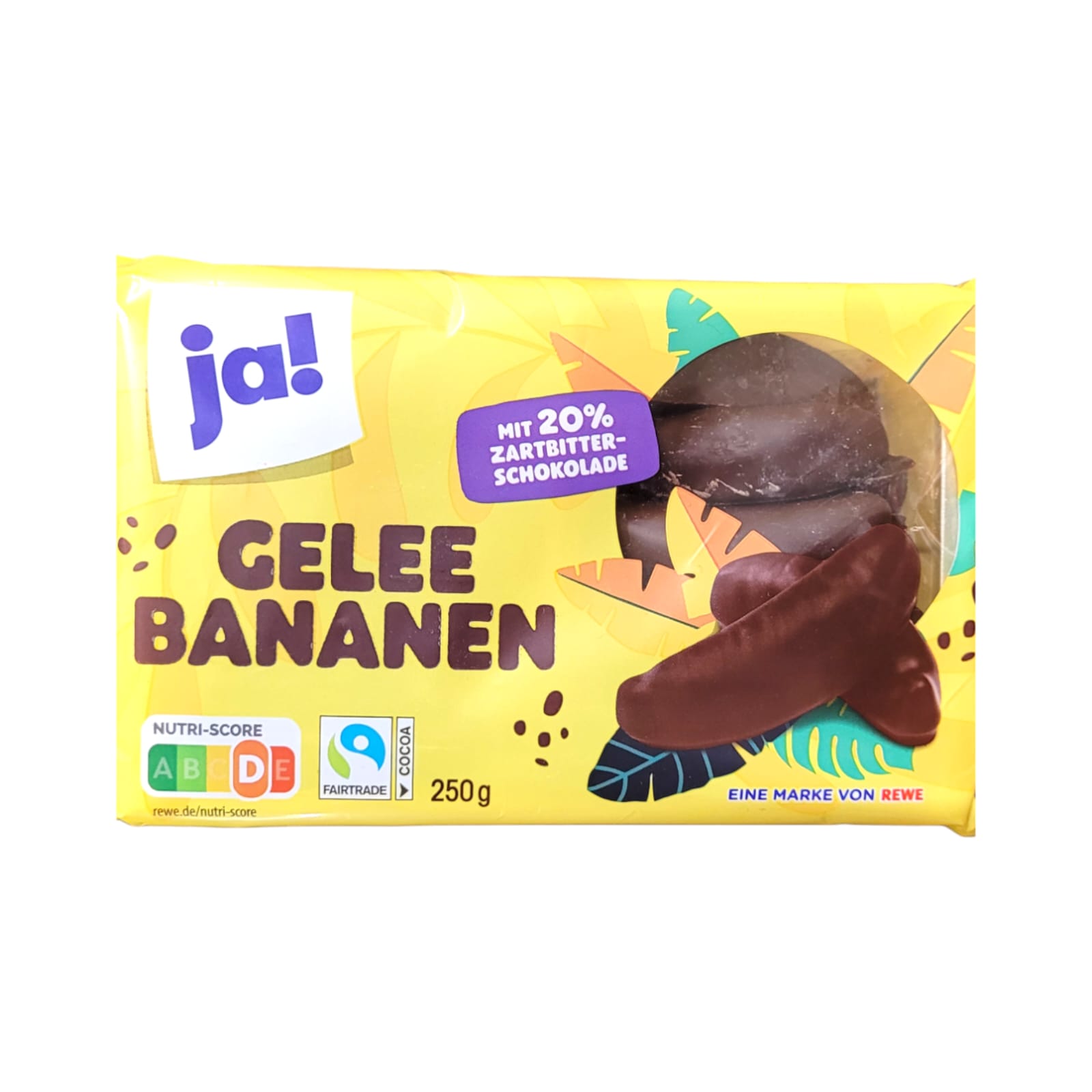 ja! Gelee Bananen 250g MHD:31.8.25
