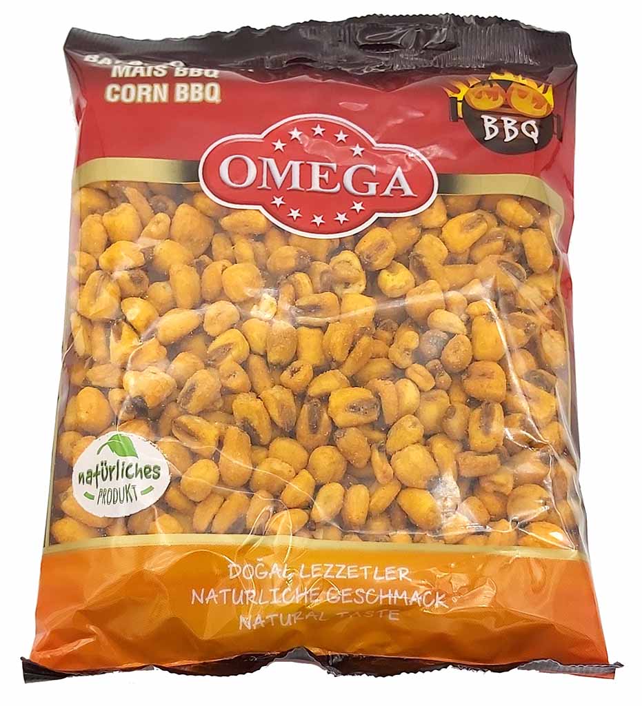180g Omega gerösteter Mais BBQ MHD:24.4.23