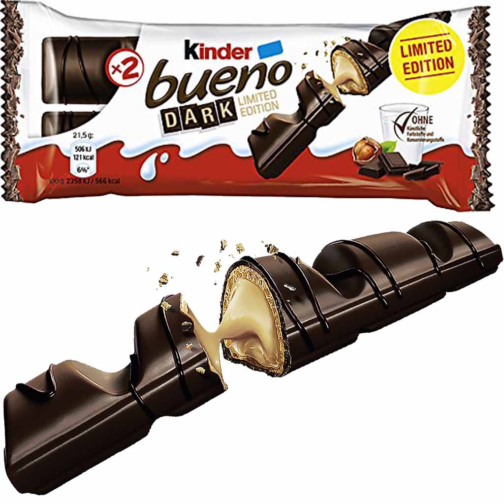 Ferrero Kinder Bueno DARK 30 Doppelriegel  43g