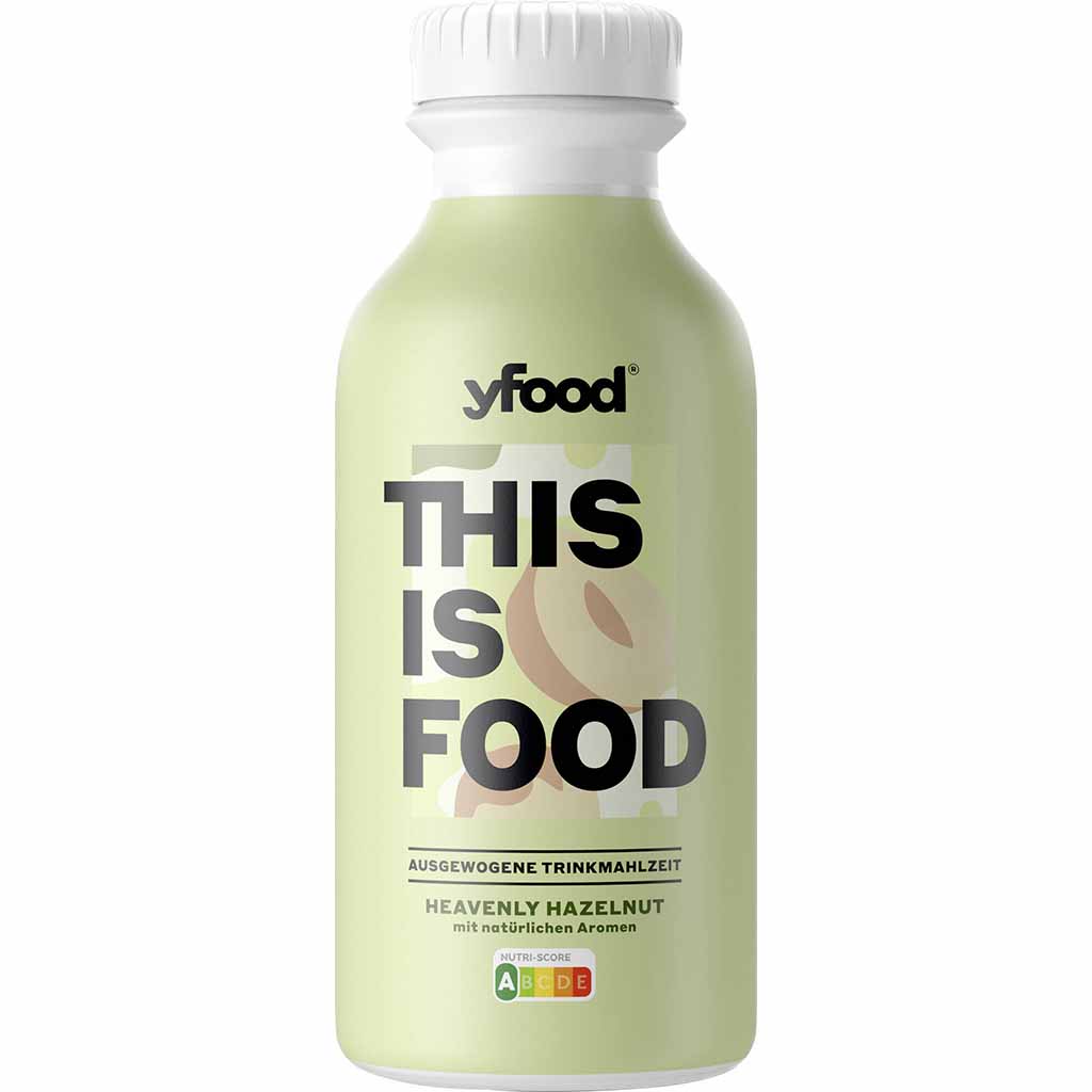 yFood Trinkmahlzeit Hazelnut 6x500ml=3L