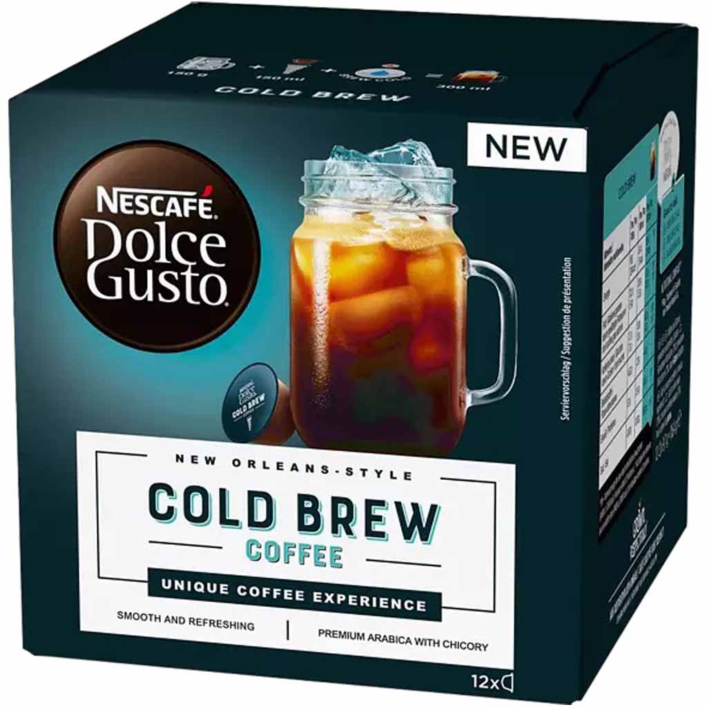 Nescafe Dolce Gusto Kapseln Cold Brew Coffee 12 Tassen 116,4g MHD:30.8.22