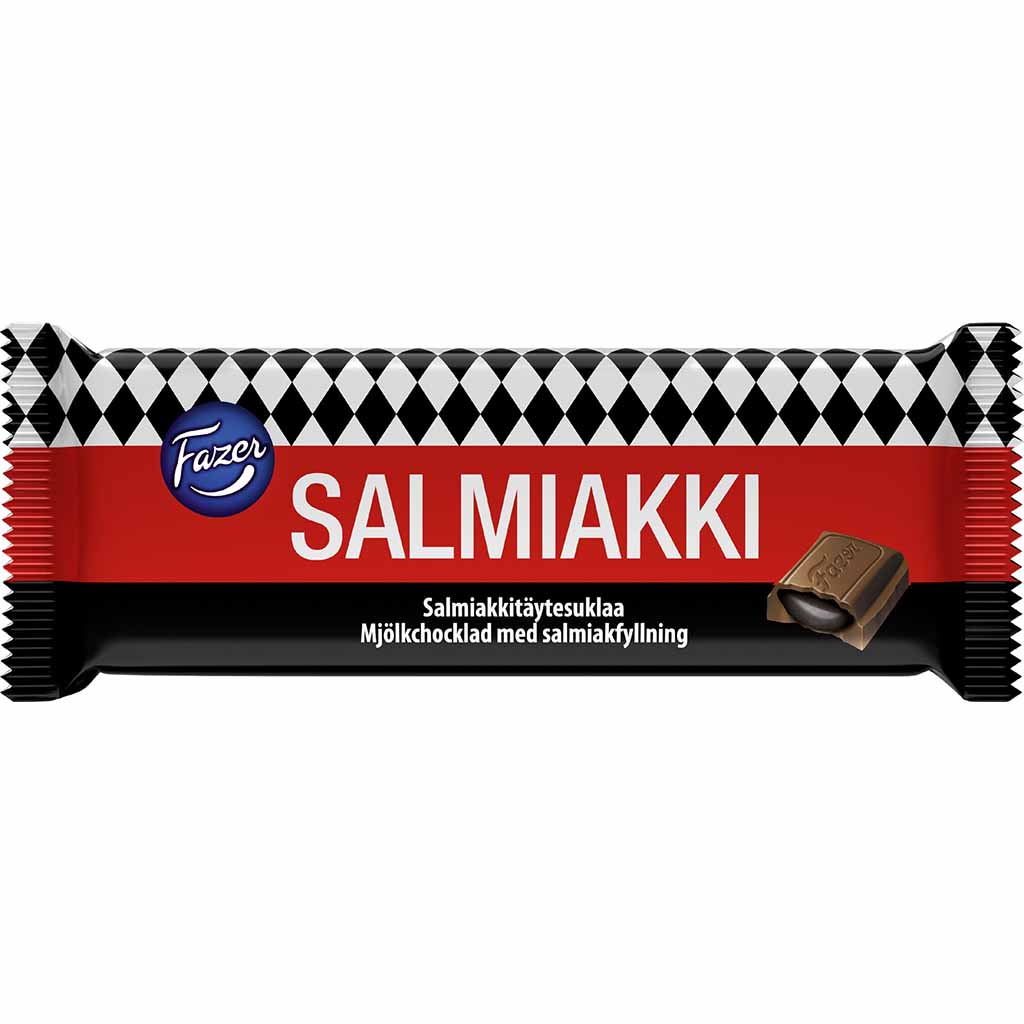 Fazer Tafelschokolade Salmiakki 100g MHD:25.2.25
